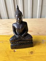 Statue Bouddha résine noire,  