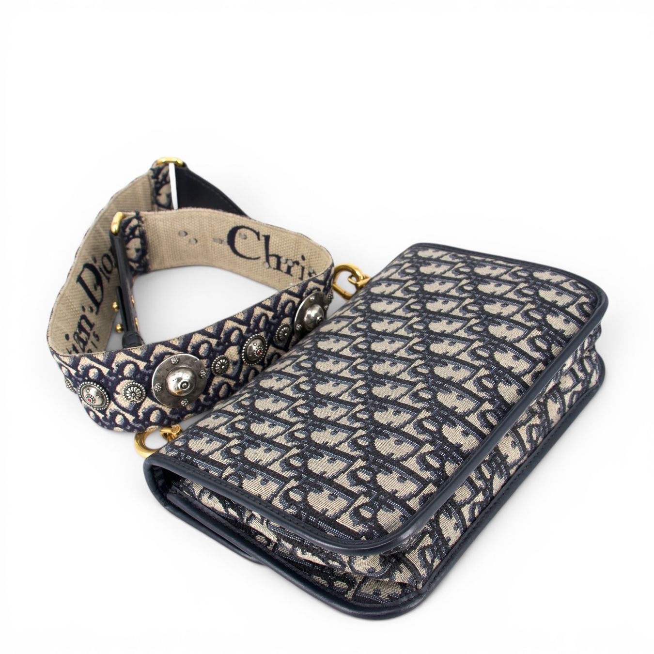 Dior Borse da donna: Dior Addict flap oblique blau – Usato da Binningen venduto da Designerlabels 9