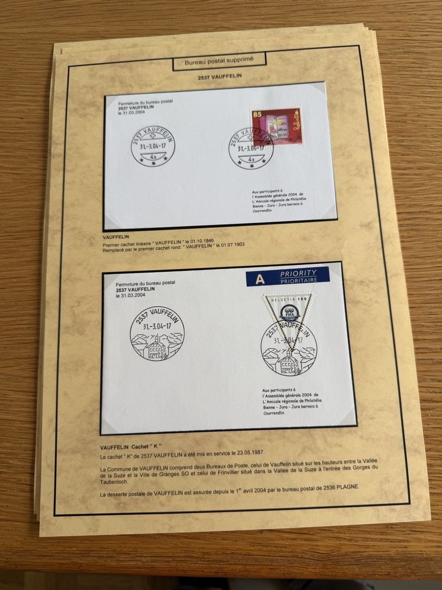 Tutti i francobolli: 13 FDC Sonderbriefe Schweiz – Usato da Murgenthal venduto da Tina_4055 3