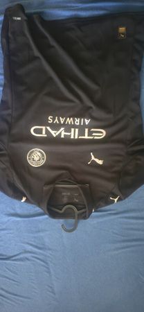Manchester City Football Shirt Puma Size L Black