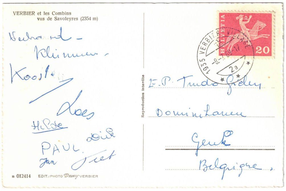 Cartoline postali: Verbier - Sessellift Savolayres – Usato da Binningen venduto da Mountainrider 1