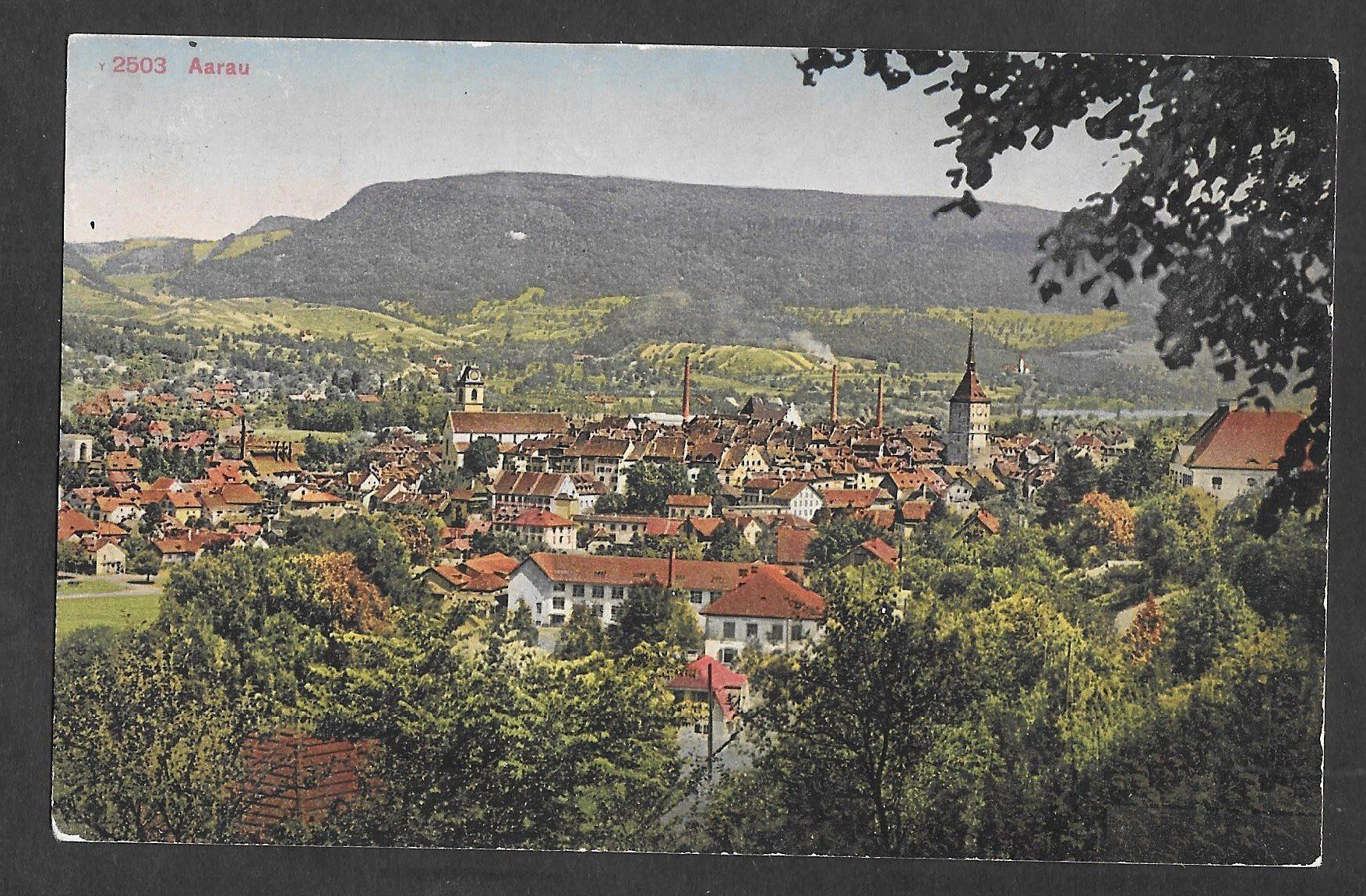 Cartes postales: Aarau Teilansicht – D'occasion à Olten par clotaldi