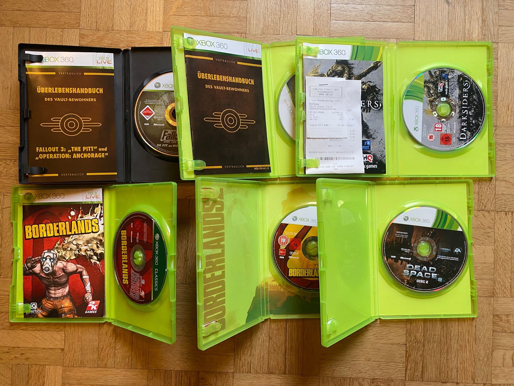 Microsoft Giochi: Xbox 360: Fallout, Darksiders, Dead Space, Borderlands 1-2 – Usato da Adliswil venduto da synchrot 1