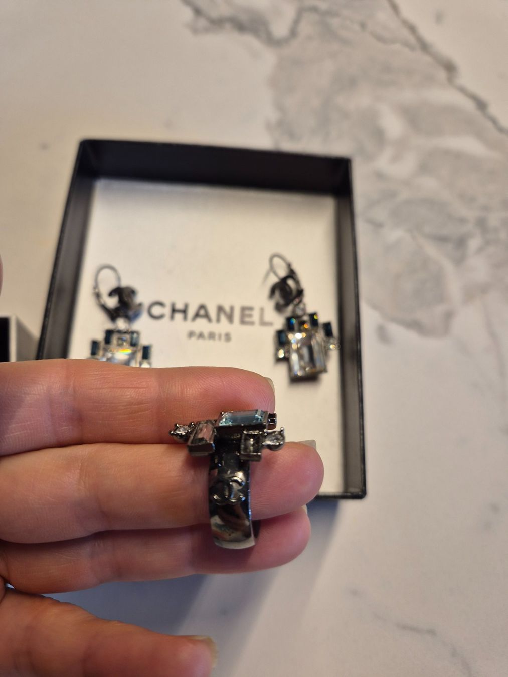 Chanel Sonstiger Schmuck: CHANEL Earrings & Ring Set – Gebraucht aus Winterthur von geo_kt7l 6