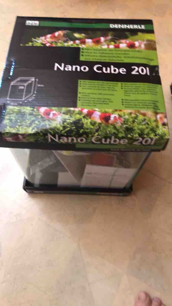 Dennerle Aquarium: Dennerle Nano Cube 20L Aquarium, Like New – Neu (gemäss Beschreibung) aus Baltschieder von Miumiu21