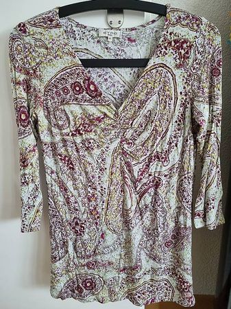 Original Etro Kombination (Top und Rock), Gr. IT 46 D 40