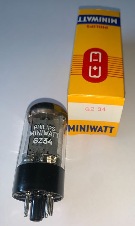 Lampe GZ34 Philips f33 X9L test 50/50mA