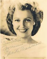 Jeanette MacDonald 1903-65 Autogramm signiert Foto 19x24cm