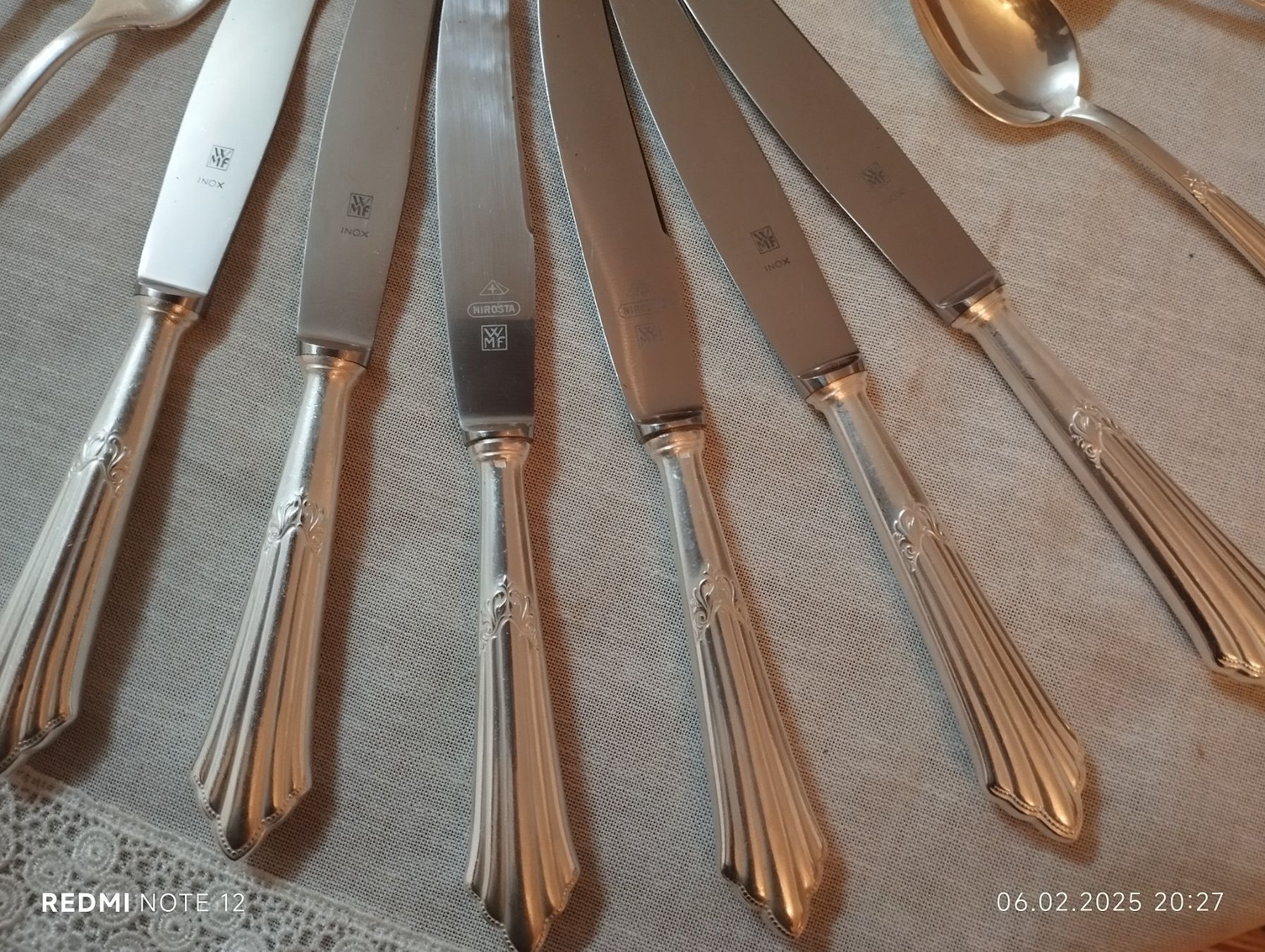 WMF Set di posate: Set 30 Teilig -WMF Fächer/Fächermuster versilbert- – Usato da Rorschacherberg venduto da Giova1922 7