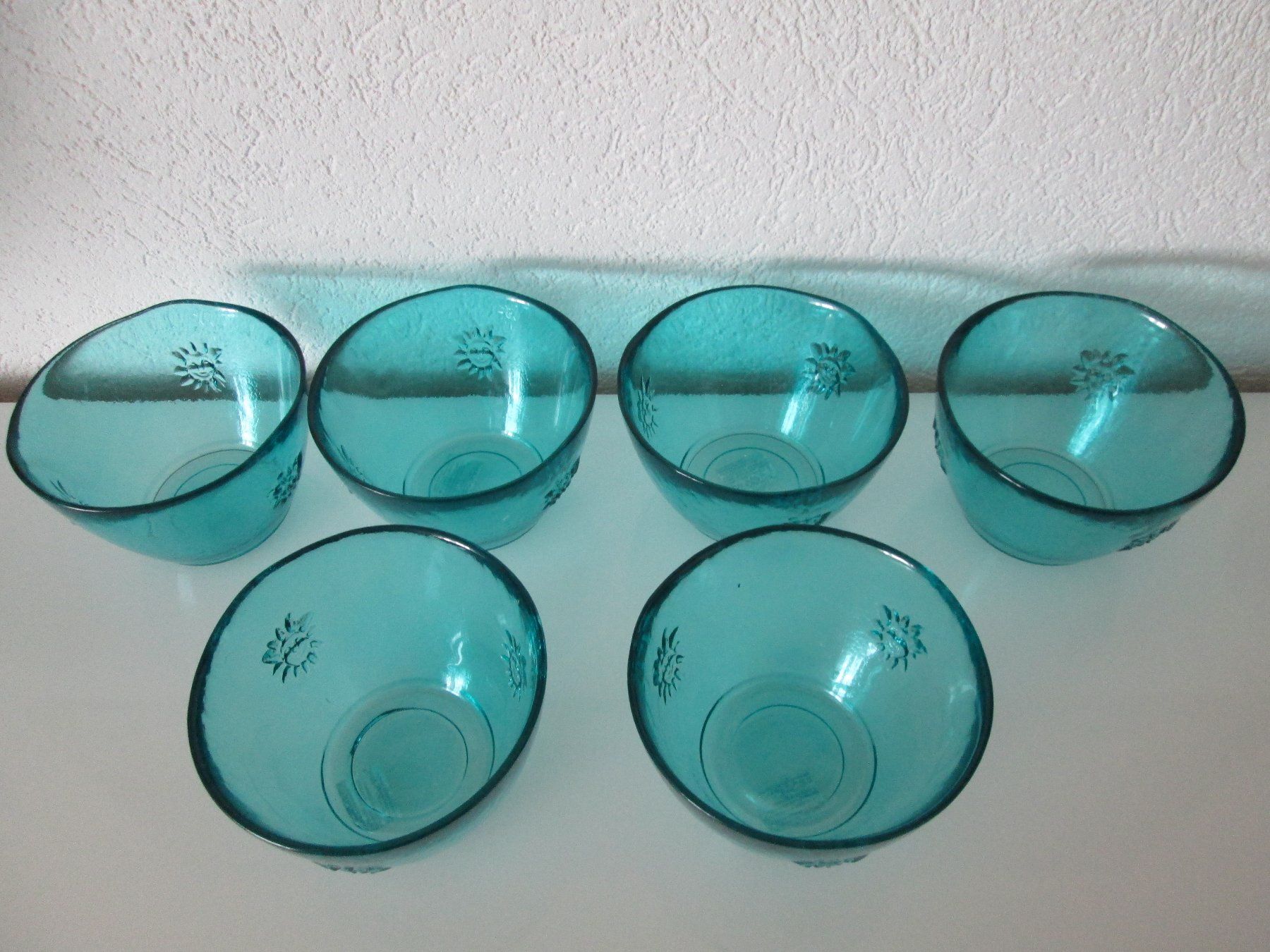 Ciotole: 6 Set Schalen aus Glas. Neu – Nuovo e nell'imballaggio originale da Movelier venduto da KRASI61 2