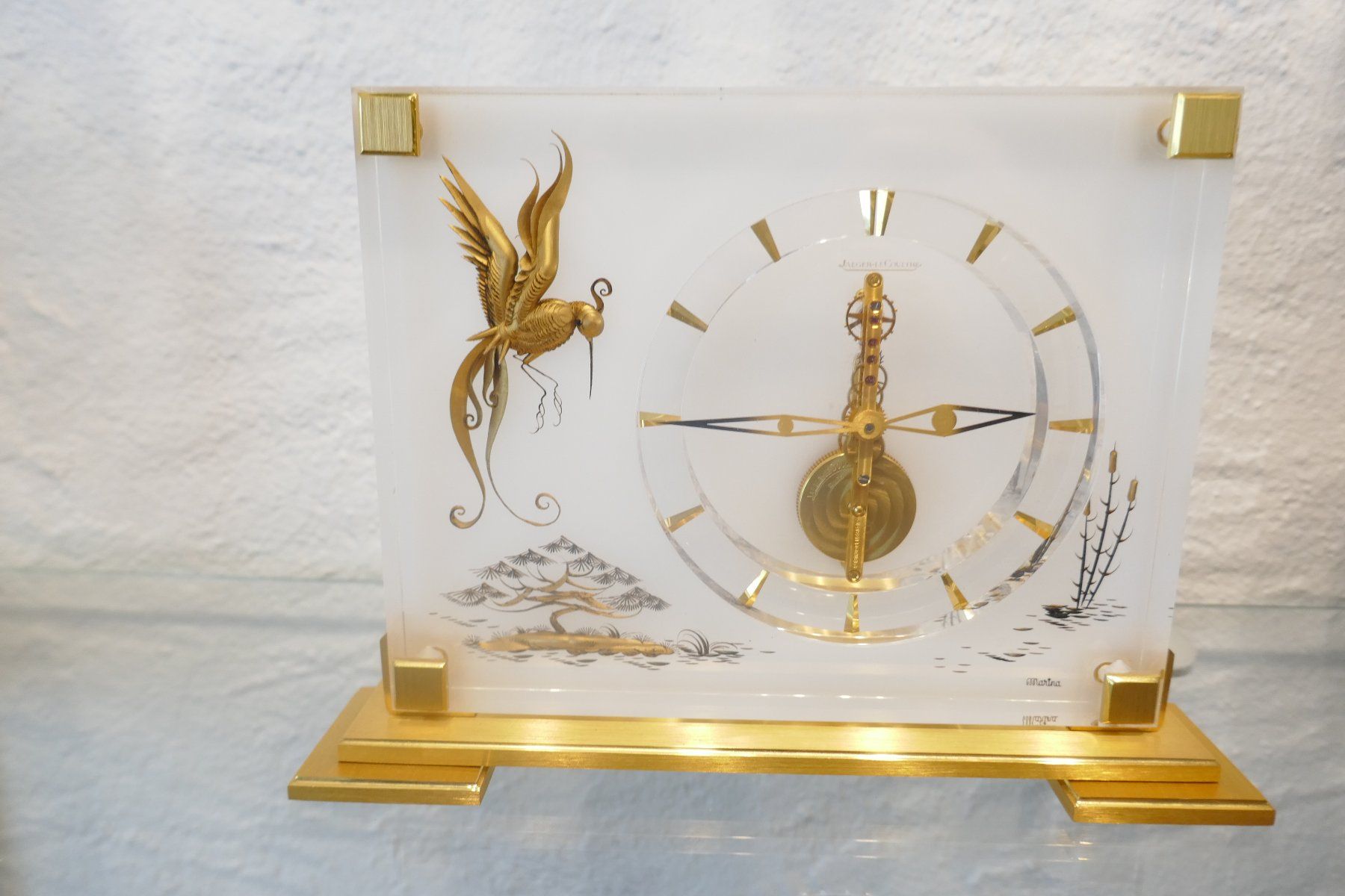 Jaeger-Lecoultre Orologi: Jaeger LeCoultre Tischuhr Stabwerk – Usato da Schaffhausen venduto da swisswatches-andmore 1