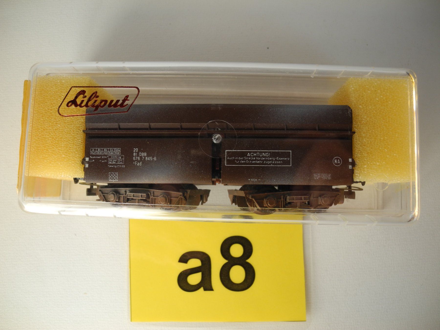 Liliput Modelleisenbahnen: Liliput 250.15 Güterwagen, H0, Nr. a8 – Neu und originalverpackt aus Kottwil von Crazyrolf