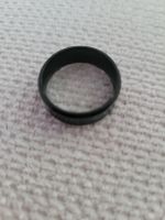 Schwarzer Herrenring mit blauem Muster Gr. 10