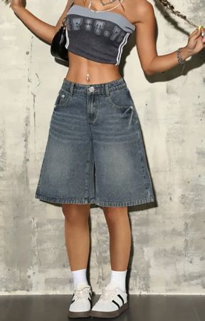 Jeans Bermude-perfetto per l’estate-M/L- nuovo