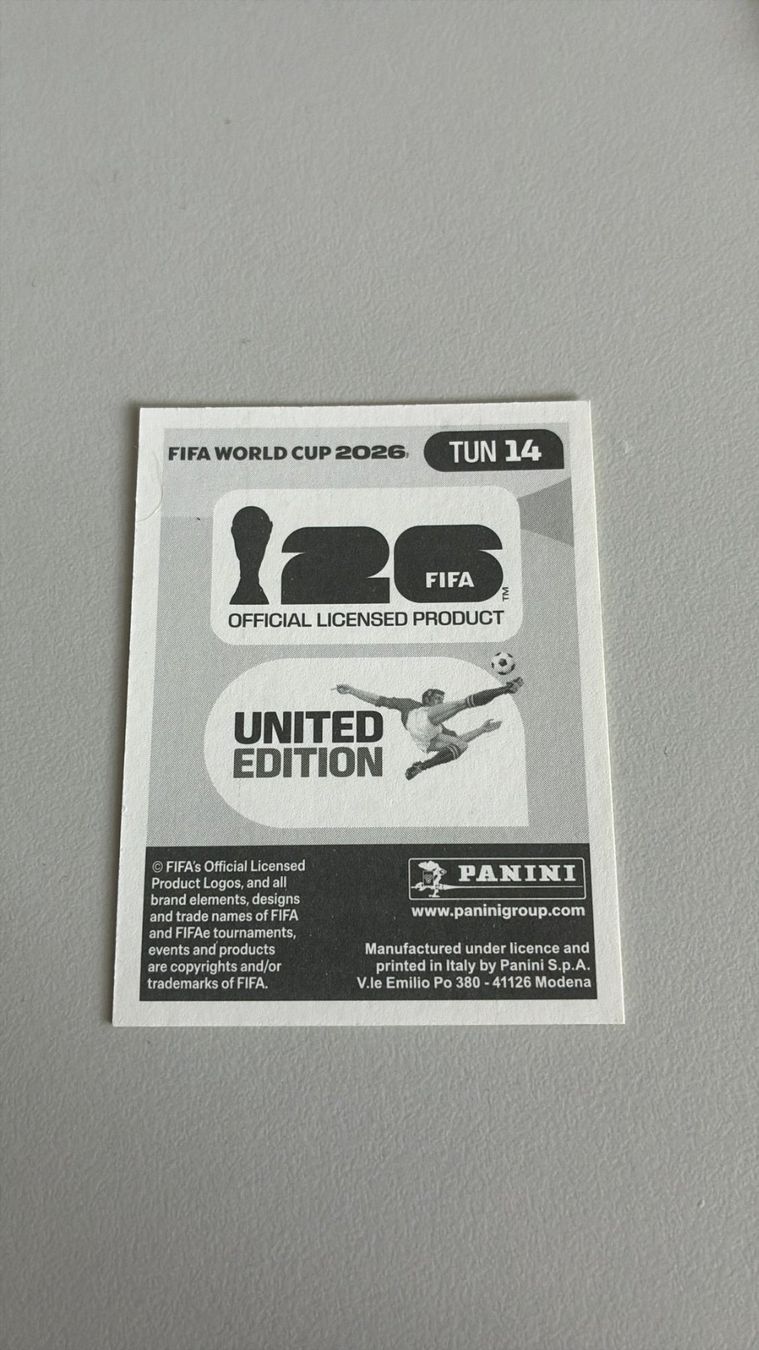 Panini Carte collezionabili: Carte panini 2026 - TUN 14 – Nuovo (secondo la descrizione) da La Neuveville venduto da Ibo2300 1