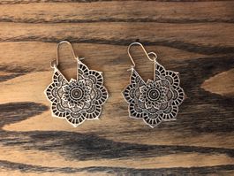 Orientalische Ohrringe Ohrhänger Boho Mandala Lotus