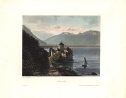 Chillon Stahlstich von Riegel