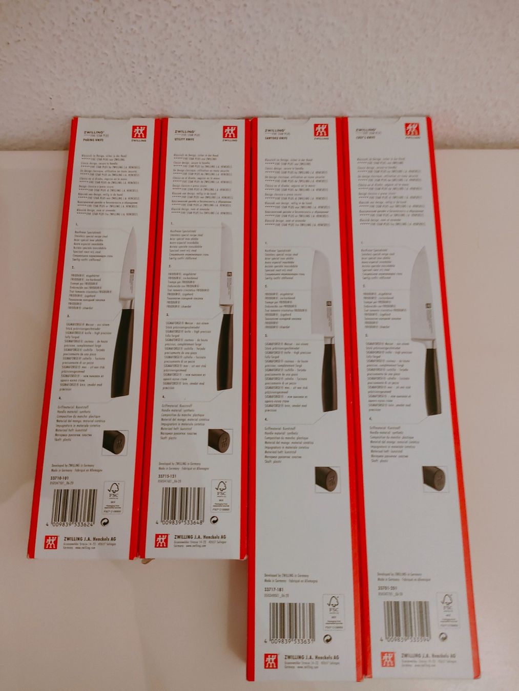 Zwilling Coltelli: Zwilling Kitchen Messerset Five Star 4tlg. – Nuovo e nell'imballaggio originale da Dietikon venduto da MJ_Sporting 5
