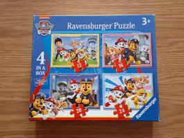 Paw Patrol Ravensburger Puzzle 4 in einer Box (12/16/20/24)