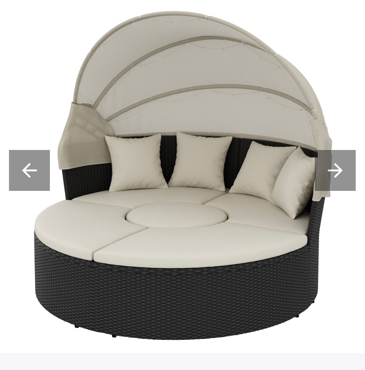 Sofas: Runde Lounge (Sofa für Garten oder Dachterrasse) gebraucht – Gebraucht aus Bern von oliverundlino