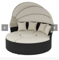 Runde Lounge (Sofa für Garten oder Dachterrasse) gebraucht