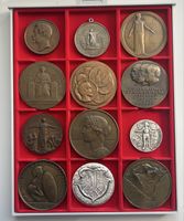Historische Sammlung Versicherungs - Medaillen - 12 Stück
