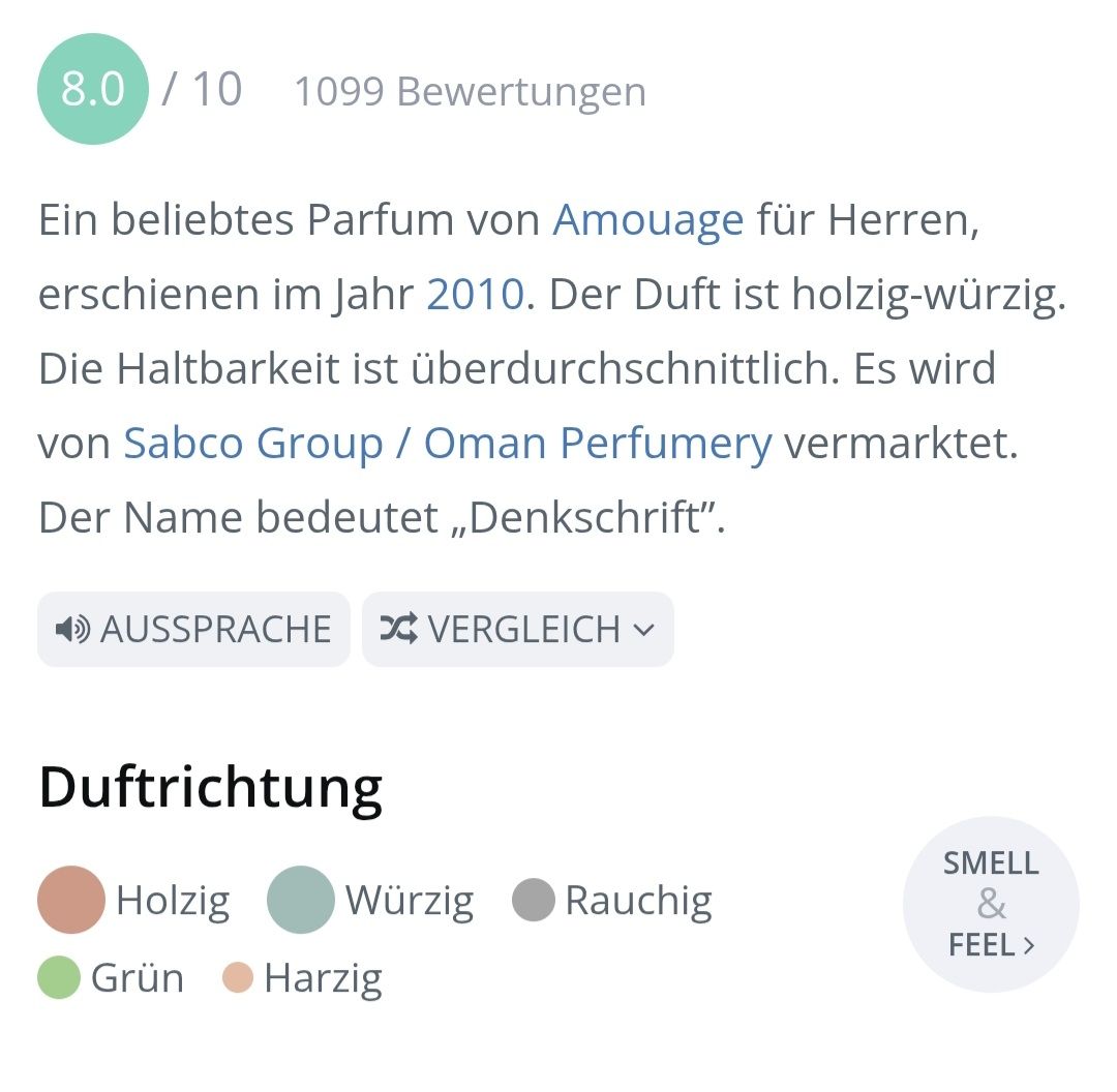 Amouage Parfum & Eau de Toilette: 5 ml MEMOIR MAN AMOUAGE ABFÜLLUNG – Neu (gemäss Beschreibung) aus St. Gallen von CaliSunshine 3