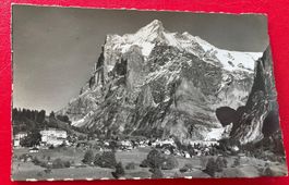 Grindelwald mit Wetterhorn // ungelaufen