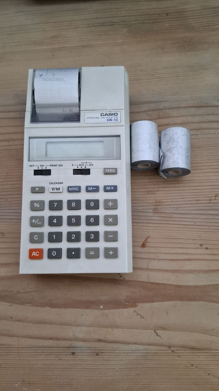 Casio Taschenrechner: Casio Drucker Rechner HR-10 gebraucht – Gebraucht aus Buochs von regenbogen7365 1