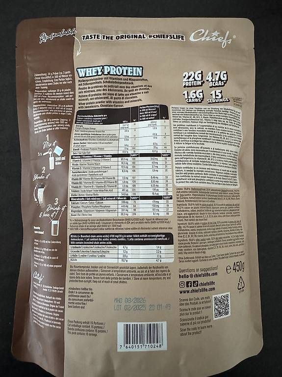 Lebensmittel & Spezialitäten: Protein Pulver 2x Schokolade – Gebraucht aus Kaltbach von samurai55 2