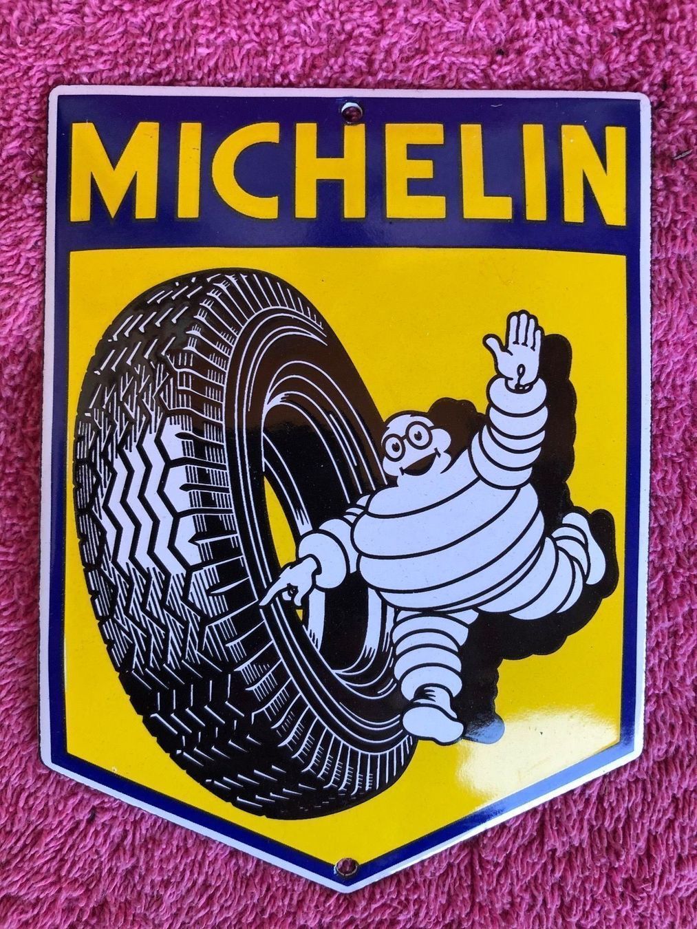 Insegne: Michelin mann pneu reifen service – Nuovo e nell'imballaggio originale da Reinach AG venduto da rares75