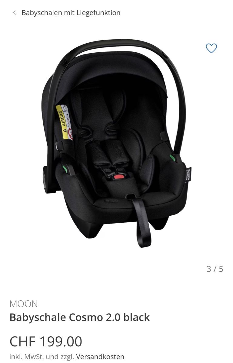 Seggiolini per auto: Babyschale Cosmo 2.0 – Nuovo e nell'imballaggio originale da Thusis venduto da nic_y8z9 2