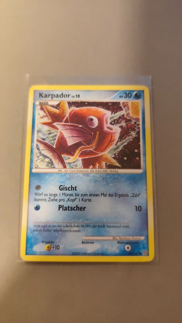 Pokémon Carte collezionabili: Karpador LV.10 - Sturmtief – Usato da Kehrsatz venduto da Riyouu 3