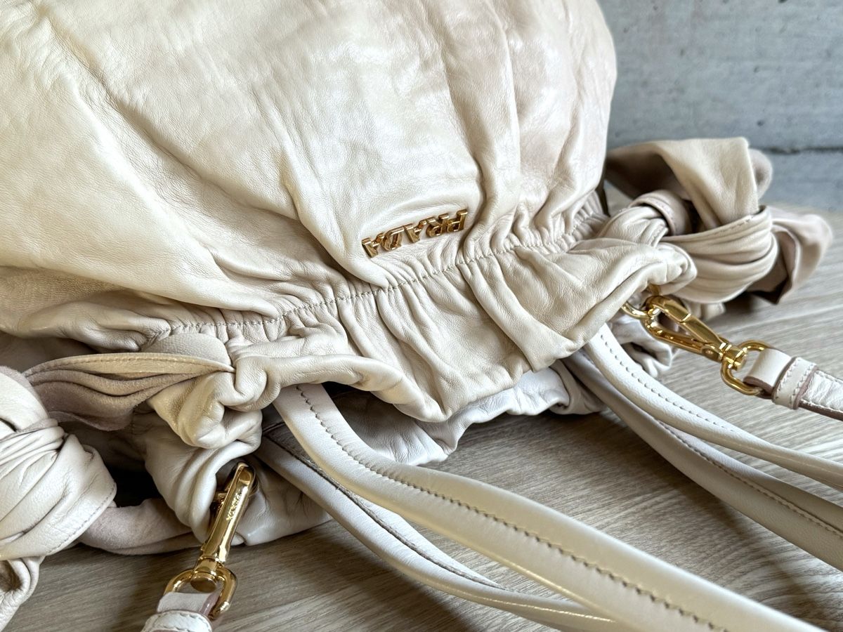 Prada Borse da donna: PRADA Nappa Bow Tote Sac Tasche – Usato da Kriens venduto da hannaandkiko 9