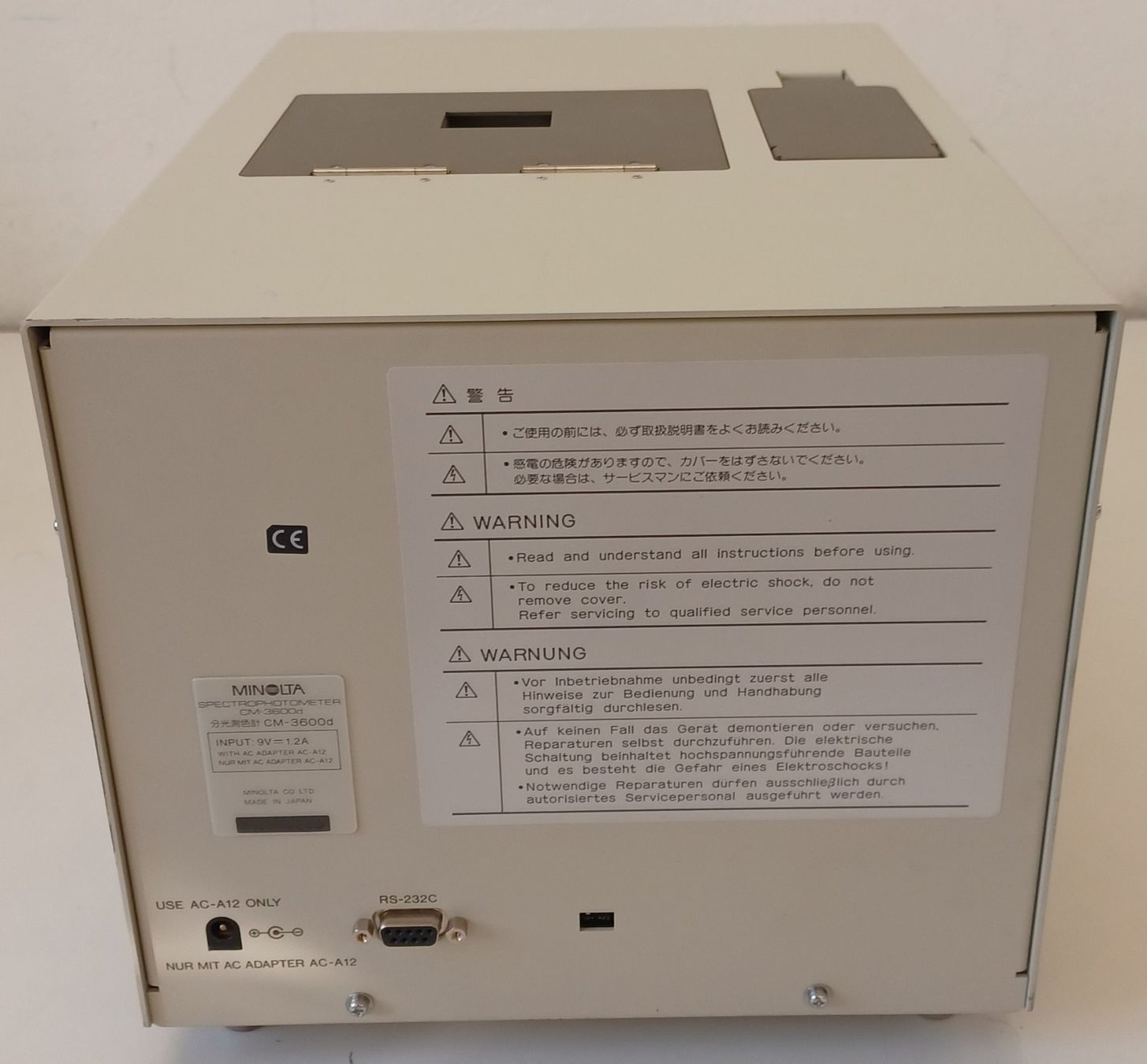 Accessori da laboratorio: Konica Minolta Spectrophotometer CM-3600d – Difettoso da Niederdorf venduto da LeptonAG_Labor 4