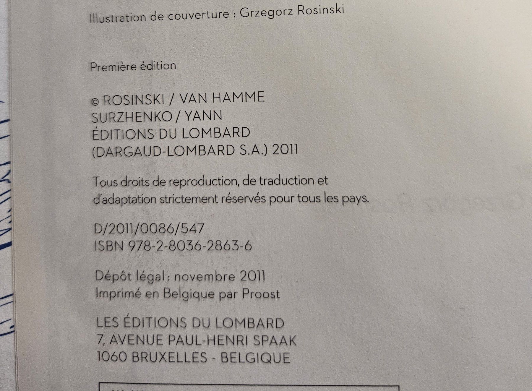 Comics: Thorgal - Louve N 1 E.O. (T.T.B.E.) Raïssa – Gebraucht aus Prévonloup von bitume1975 1