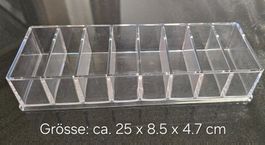 Organizer aus Acryl, transparent, Make-Up