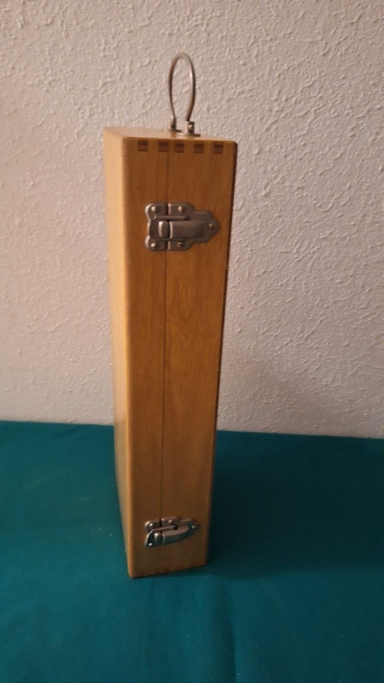 Portagioie: Holzschatulle, Tragegriff ,Schnappverschluss Cheney England – Usato da Arlesheim venduto da shopradl 2