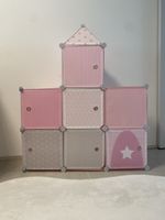 Steckregal Kinderzimmer rosa mit Türen guter Zustand