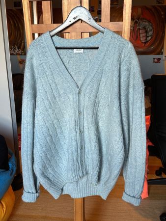 Turquoise United Colors of Benetton Shetland Cardigan