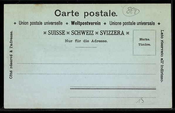 Cartoline postali: Mondschein-Lithographie Solothurn, Kurha – Usato da Berlin venduto da bartko-reher 1