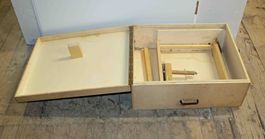 Holzkist Truhe -  Kiste Holzkiste    27 x 65 x 55 cm