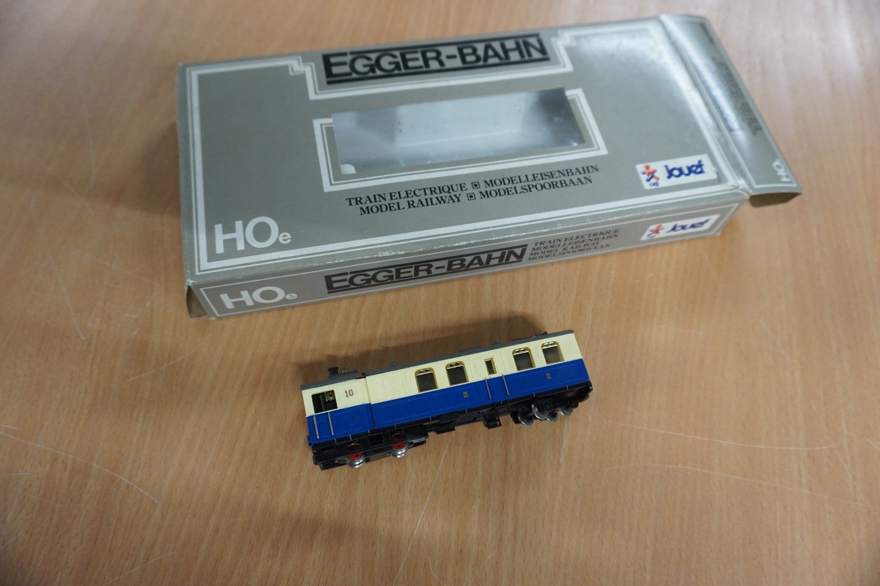 Egger-Bahn Modellini di ferrovie: Jouef Egger Bahn Dampftriebwagen, H0e, mit OVP – Usato da Effretikon venduto da CS1973
