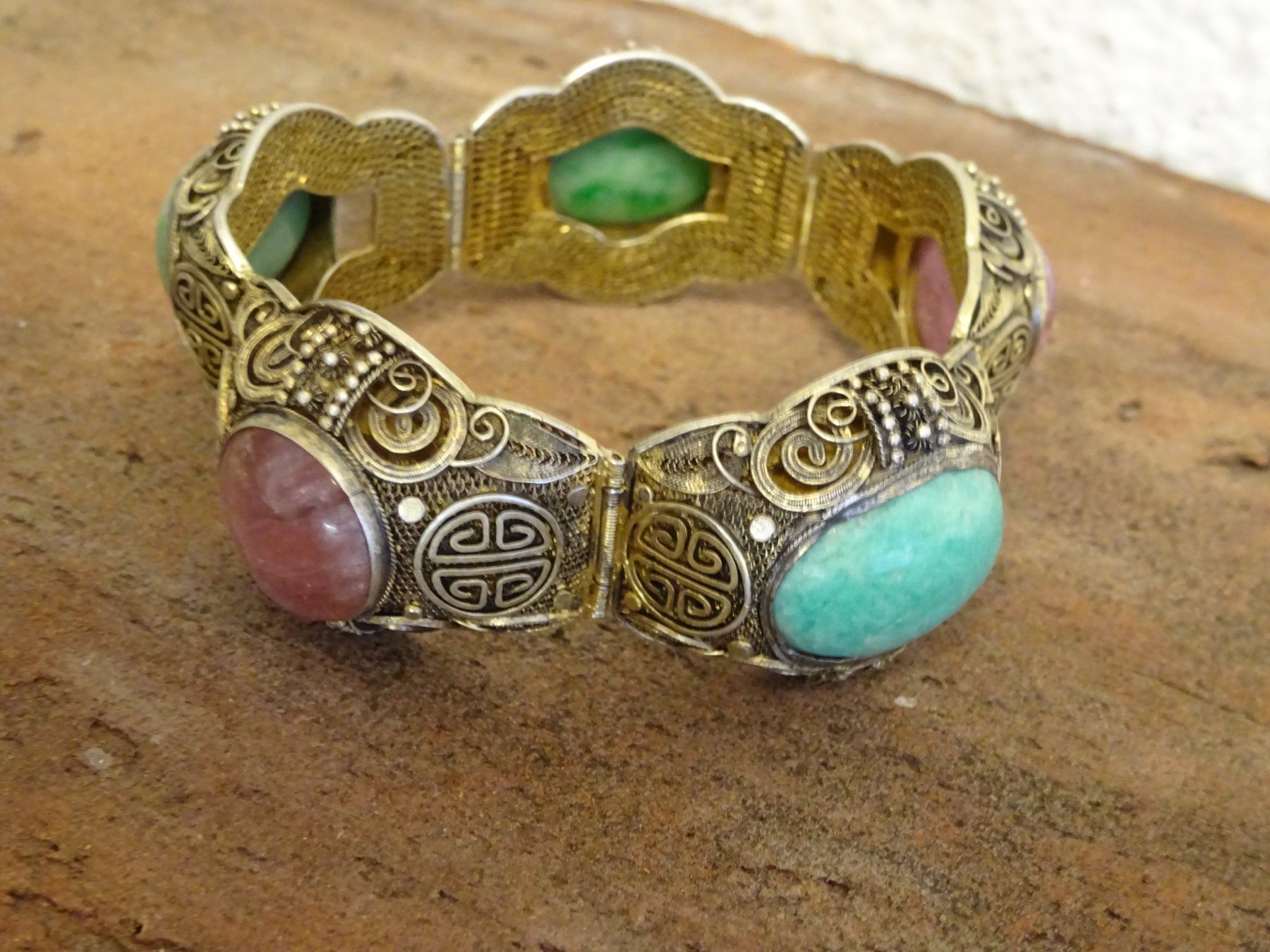 Armbänder & -reifen: Armband China / Turmalin und Jade – Gebraucht aus Esslingen von FetteSchnecke 1