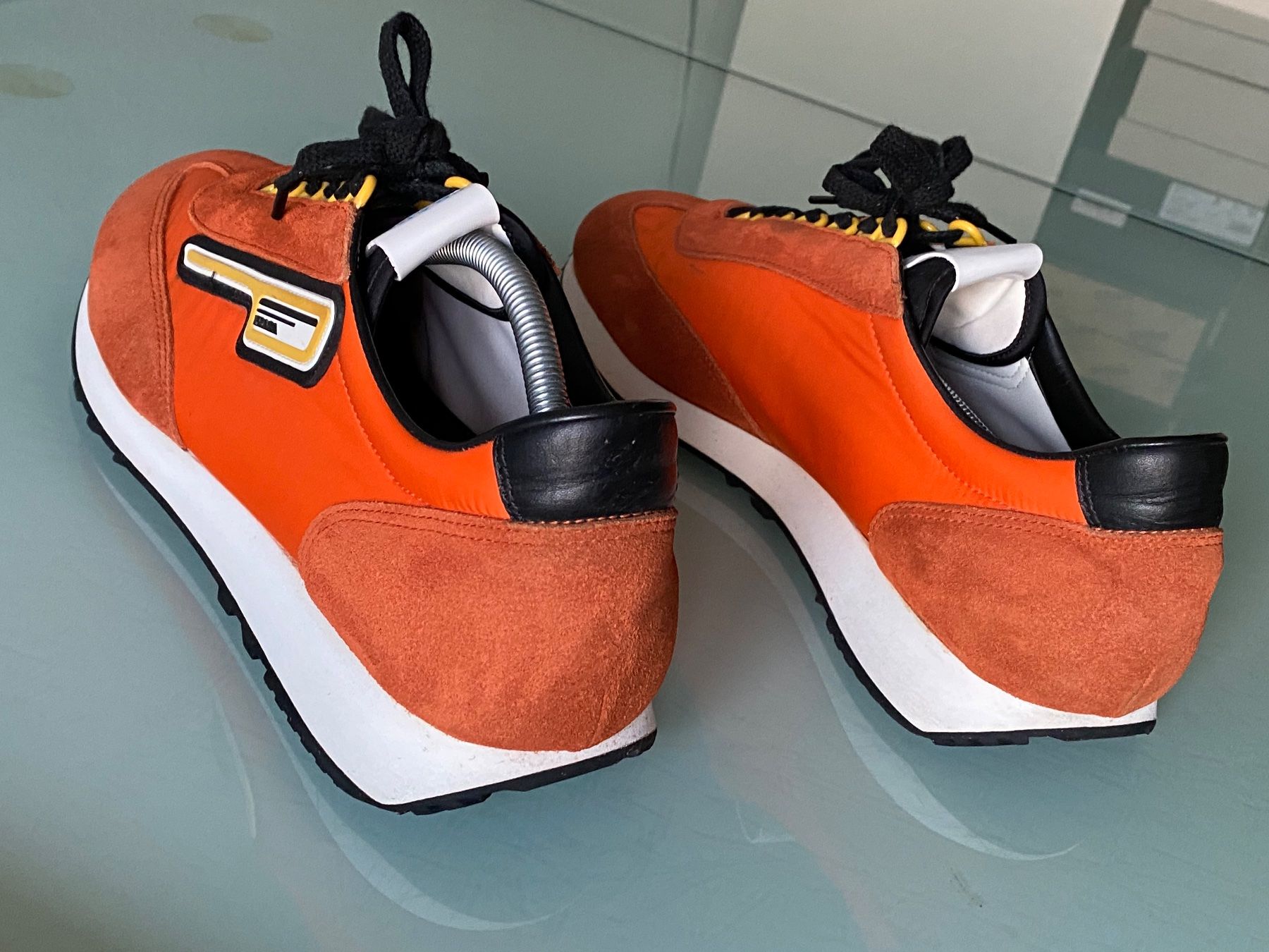 Prada Scarpe da uomo: PRADA Logo Calzature Saint Tropez Technical Sneakers 44.5 – Usato da Kreuzlingen venduto da kruezbiz 4