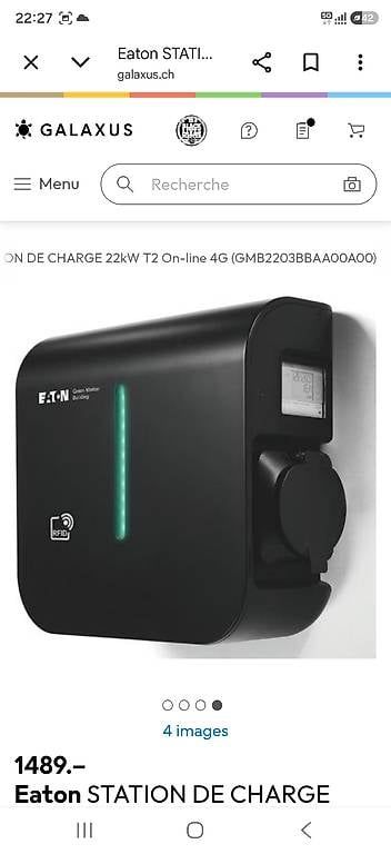 Batterie-Ladegeräte: Borne de charge Eaton  – Gebraucht aus Biel/Bienne von nte_57k8