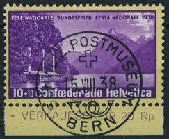 1938 - Pro Patria - "die 1z" • geriffelt - gestempelt