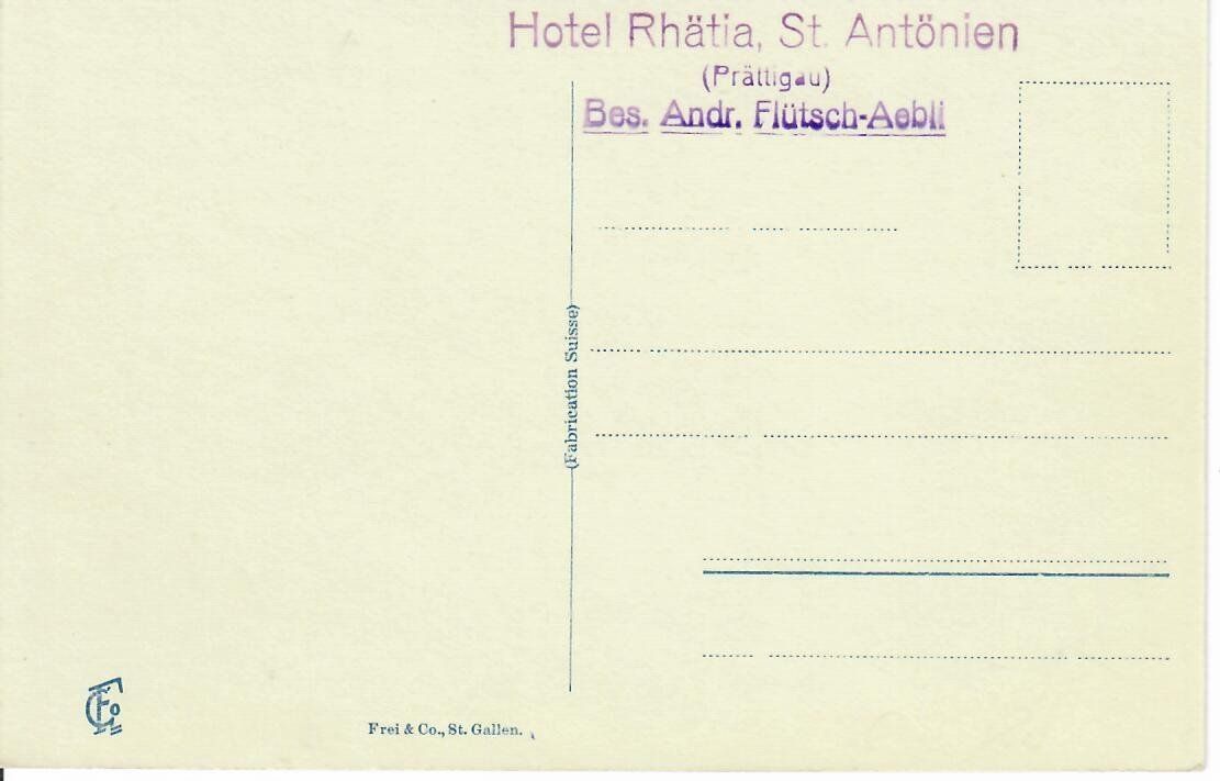 Cartes postales: St. Antönien - Castels – D'occasion à Hochdorf par Ziegel-16 1