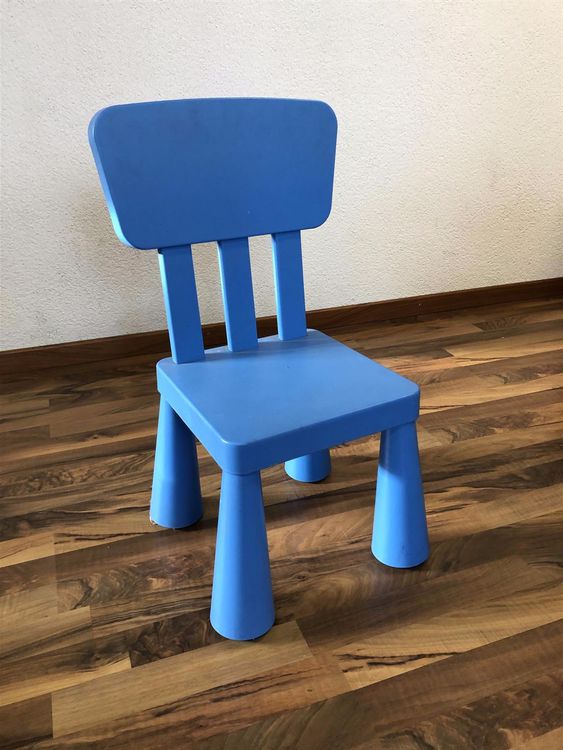 IKEAKinderstuhl MAMMUT blau Kaufen auf Ricardo