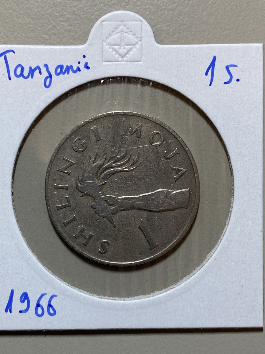 Tutti le monete: Tanzanie - 1 shilling - 1966 – Usato da Payerne venduto da Mike1682